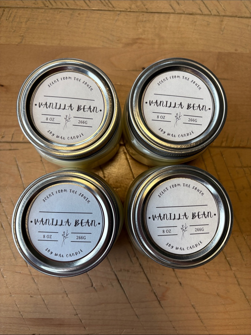 Vanilla Bean Soy Wax Candle